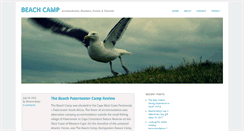 Desktop Screenshot of beachcamp.co.za